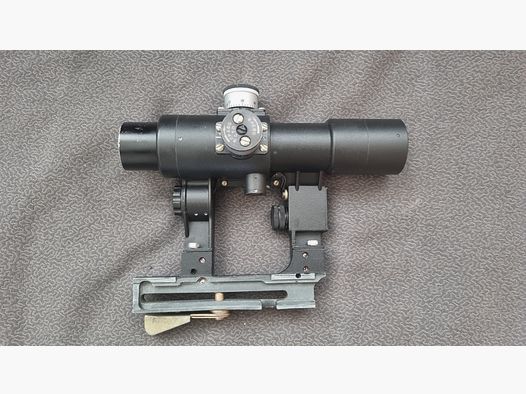 Collimatore russo BelOMO PK-AV per AK74 Kalaschnikow, Dragunow +++ Telescopio mirino con punto rosso URSS +++
