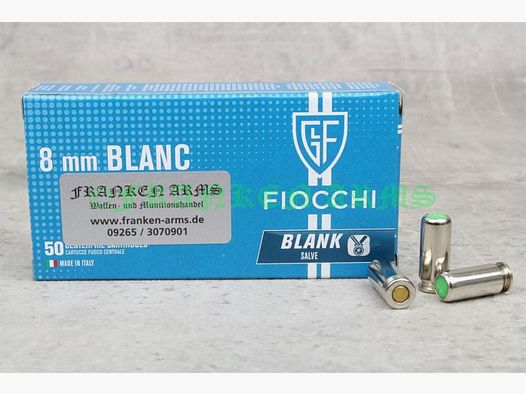 Fiocchi 8mm Cartouches à Blanc 50 Pièces