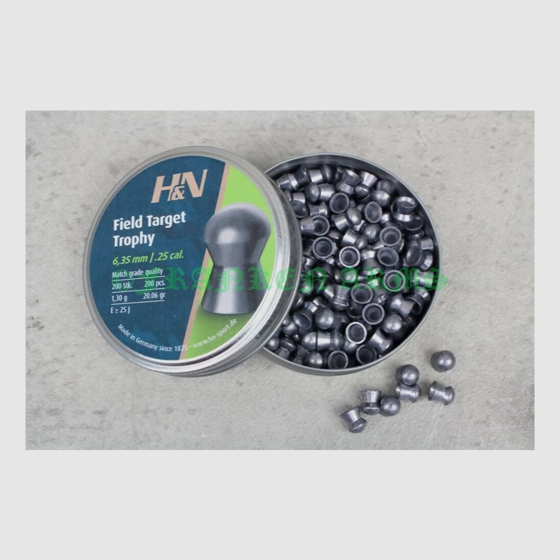 H&N Field Target Trophy 6,35mm 200 Stück Staffelpreise