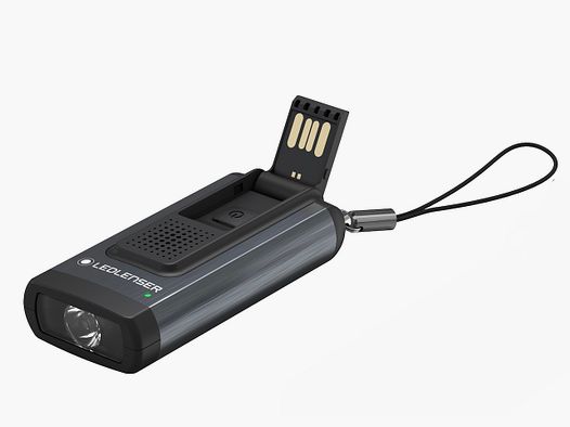 Ledlenser 502580 K6R Safety Schlüsselleuchte 400 Lumen 80 Meter grau