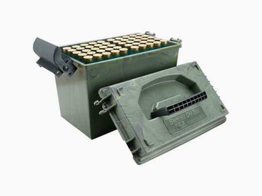 MTM PATRONENBOX MIT KLAPPDECKEL 100RDS .12 BIS 3,5" WILD CAMO VE:6