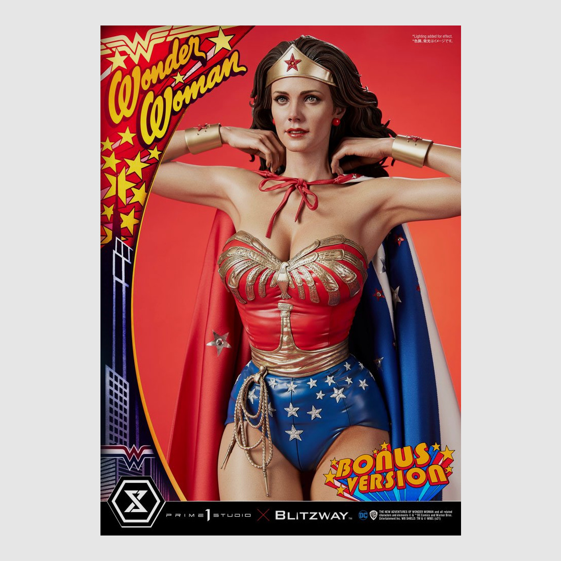 Wonder Woman 1975 Statue 1/3 Wonder Woman (Lynda Carter) Bonus Version 69 cm | 43091