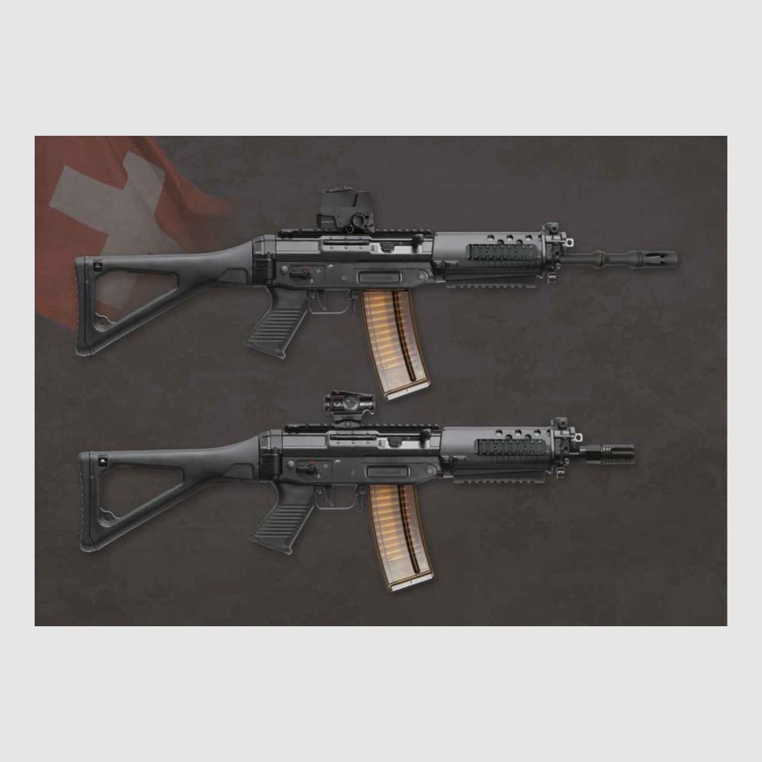 SIG 553 Standard SB mit Picatinny Schiene, Rotex, Kolben verstellbar, schwarz