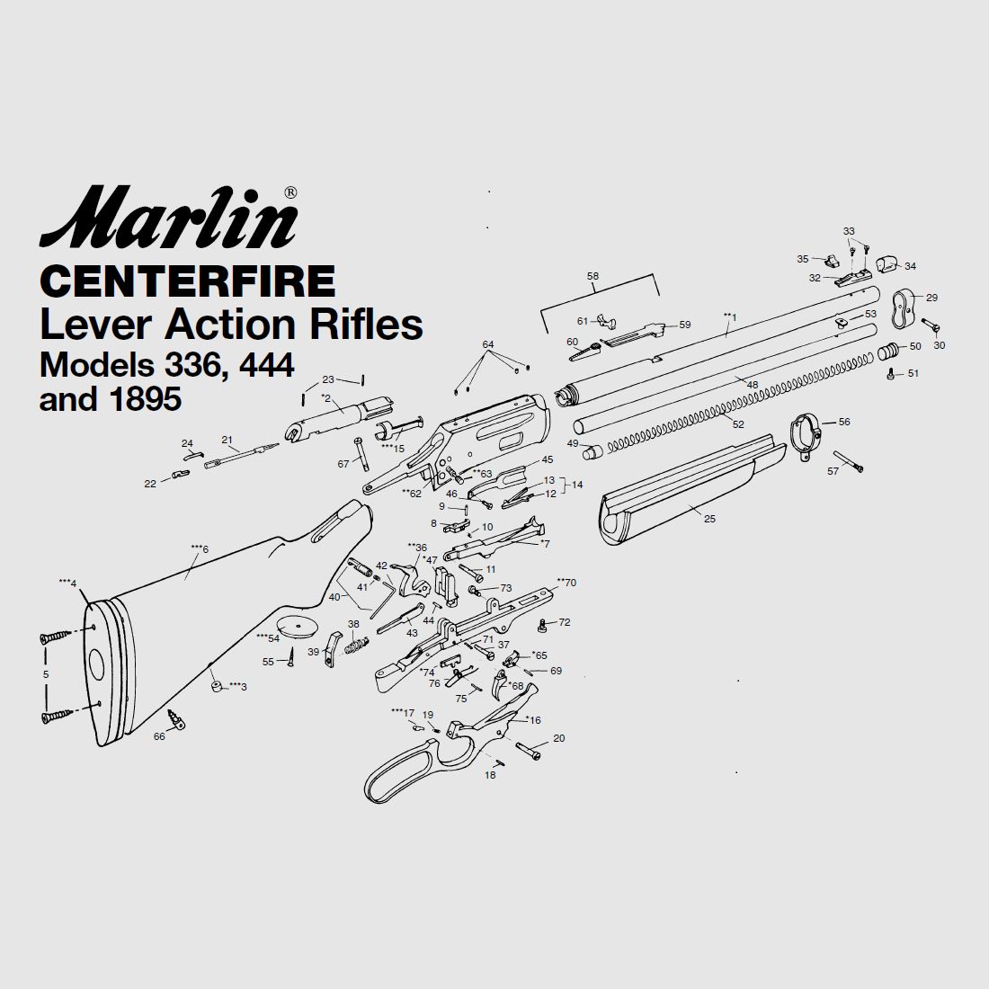 VERRIEGELUNG TRANSPORT MARLIN MODELL 336/444, Bild 5 von 5