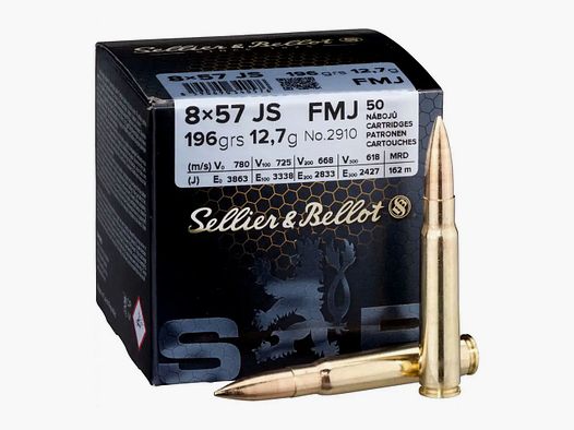 Sellier & Bellot 8×57 IS Vollmantel 12,7g / 196grs.