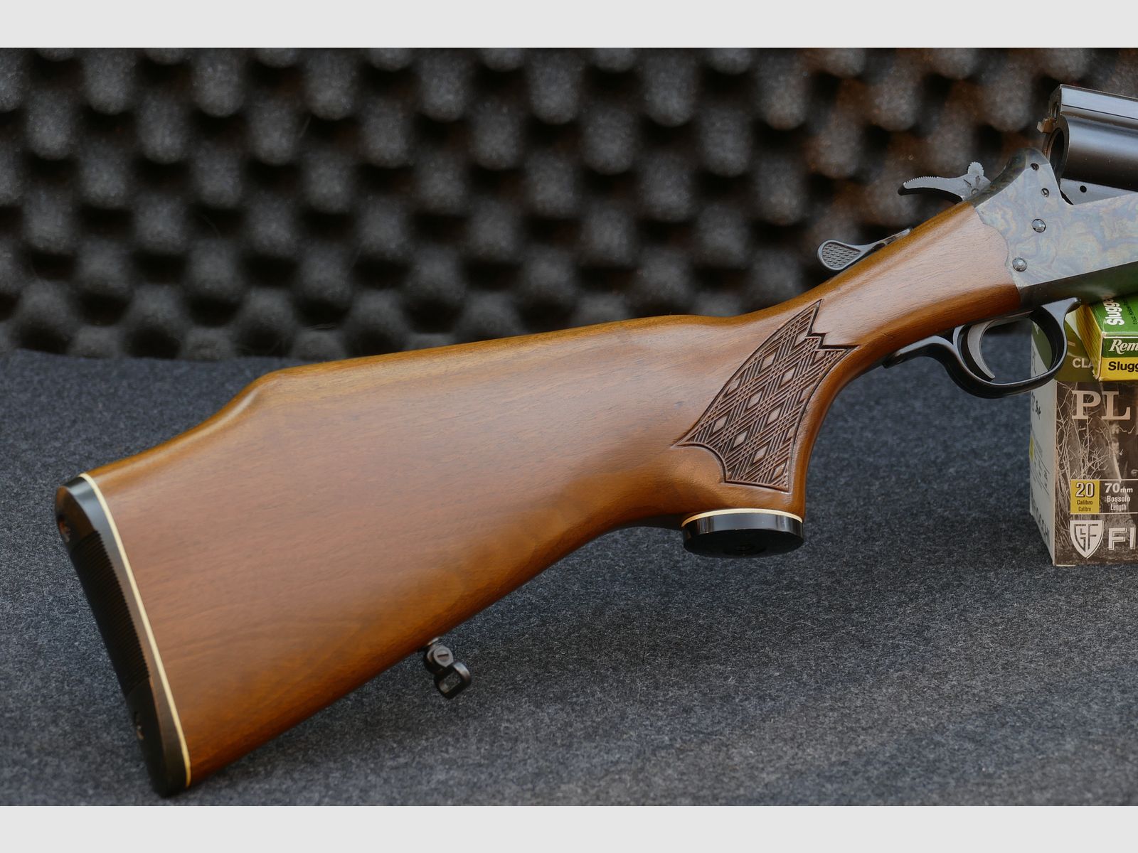 Savage Model 24 — Serie P, Bockbüchsflinte, 22WMR, 20/70, Bunthärtung, einfache Optik - Sammlerzustand