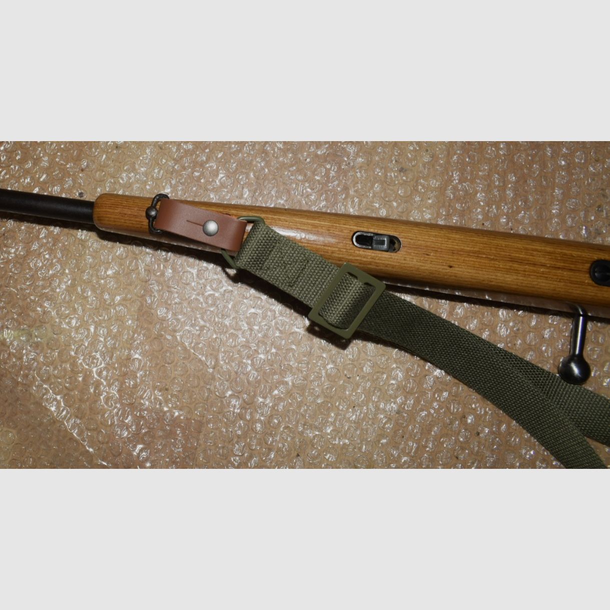 Luftgewehr Haenel 49a - 1957 - Feder und Manschette NEU 12er Magazin und Tragegurt