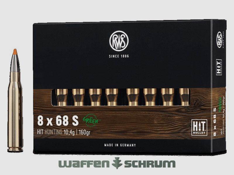 RWS 8x68S HIT 10,4g - 160gr