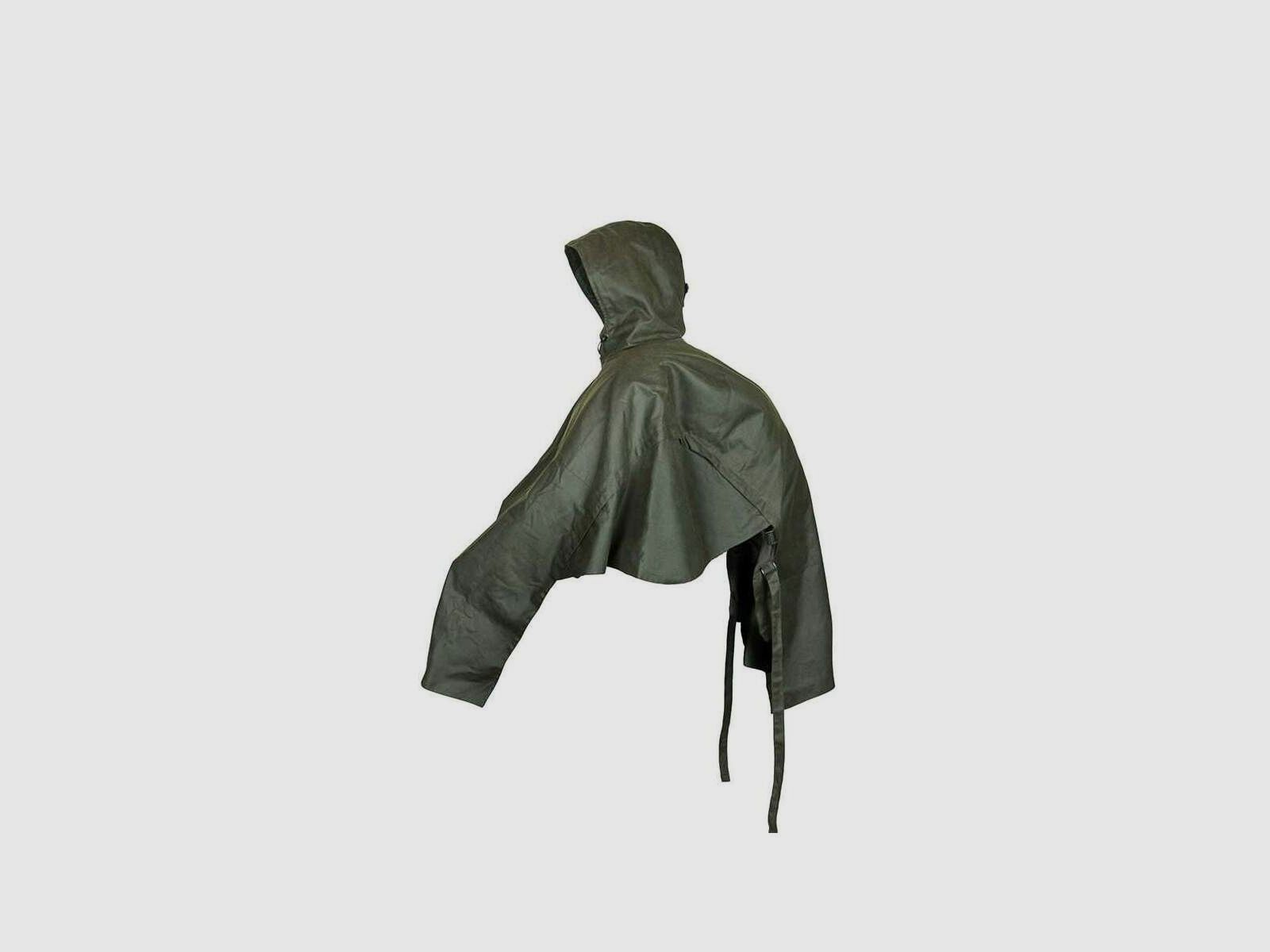 WALDKAUZ mantella impermeabile "Wassermann" in waxcotton, oliva, immagine 6 di 10