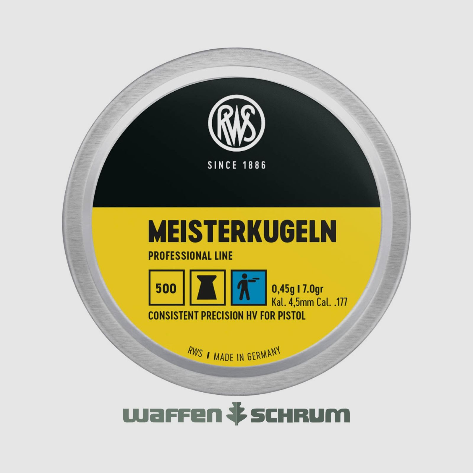 RWS Meisterkugeln HV 0,45g 4,49mm Professional Line
