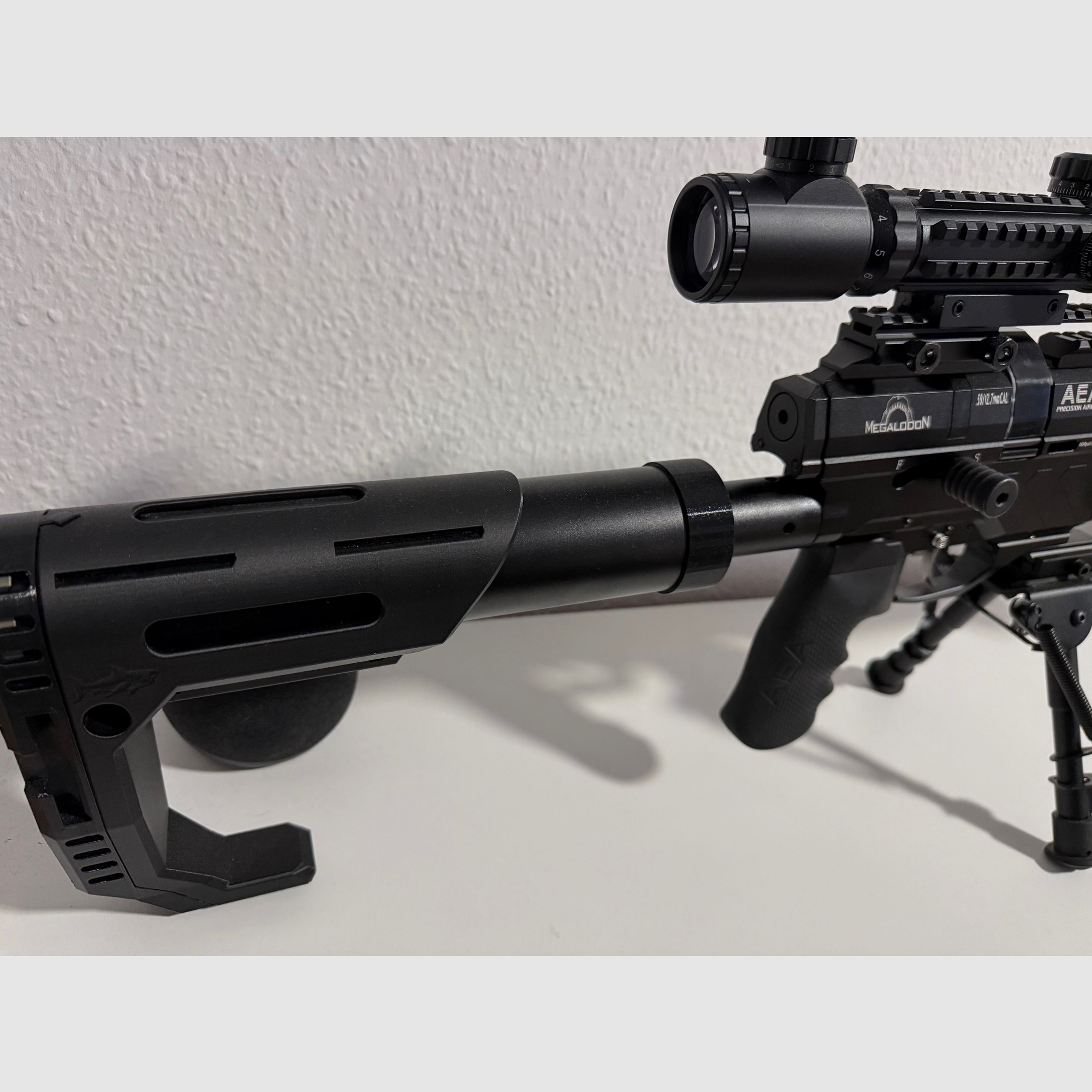 AEA Airgun Megalodon Cal. 5,0. 12,7mm Ware neuwertig Mit viel Zubehör 