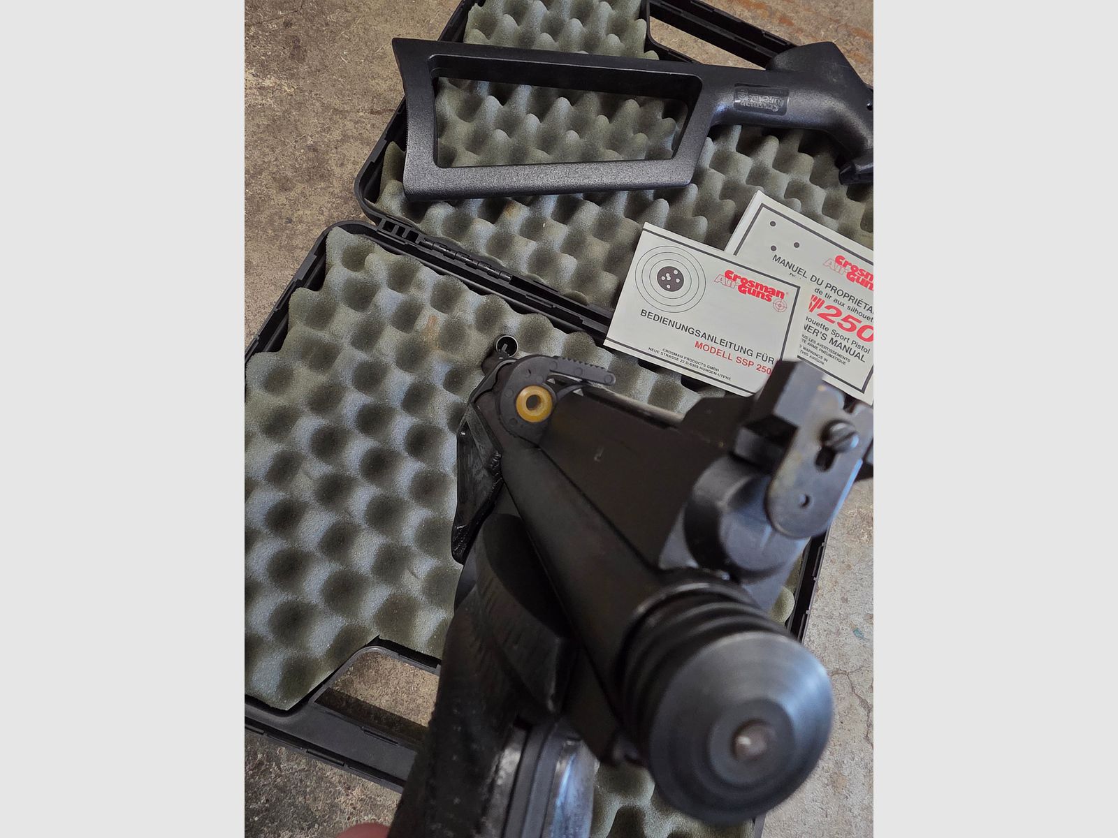 Pistola de CO2 Crosman Silhouette SSP 250 en calibre 4,5 mm Diabolo