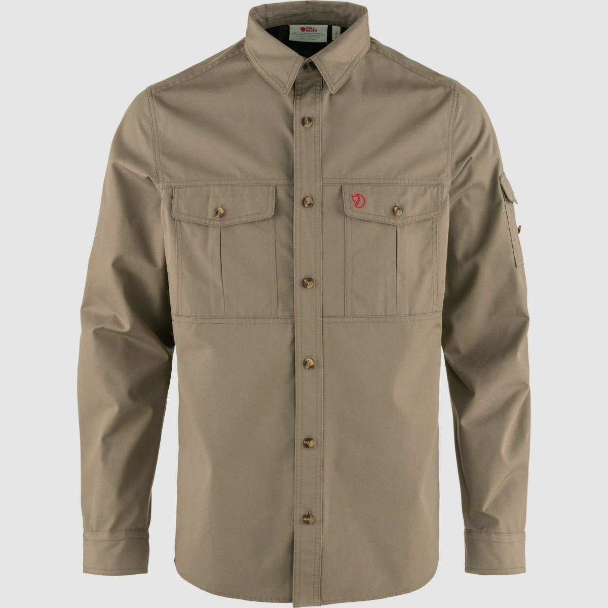 FJÄLLRÄVEN Trekking Shirt LS Suede Brown