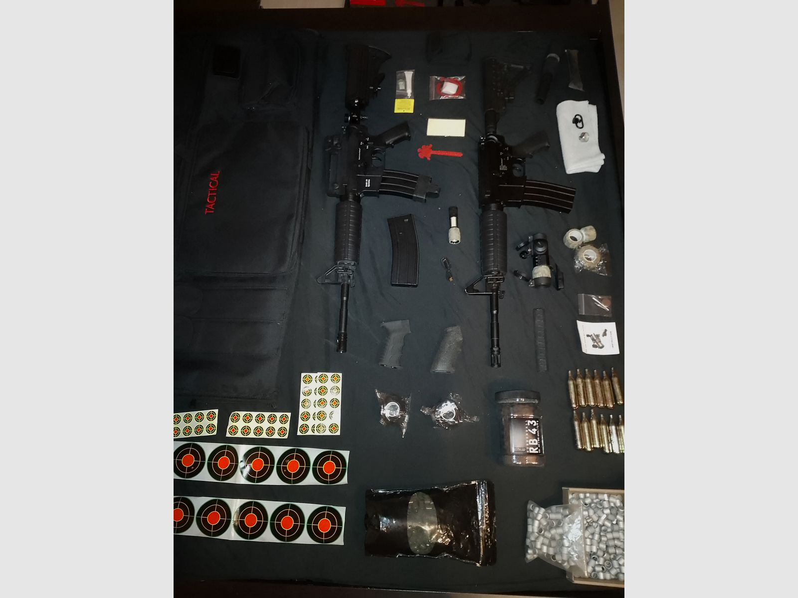 Aus Sammlung 2x .43 RAM Makierer Sturmgewehr 1R Gewehr Umarex CO2 Druckluft Set Tausch inzahlungsnahme PCP Luftgewehr Pressluft 