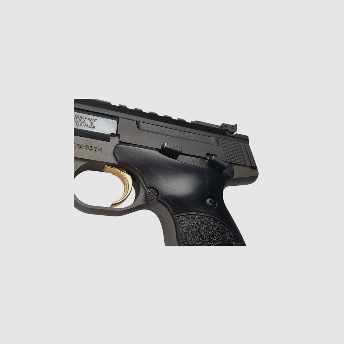 USED - BROWNING BUCK MARK BLACK LABEL PISTOL .22LR THREADED + 2 MAGAZINES, image 10 of 11