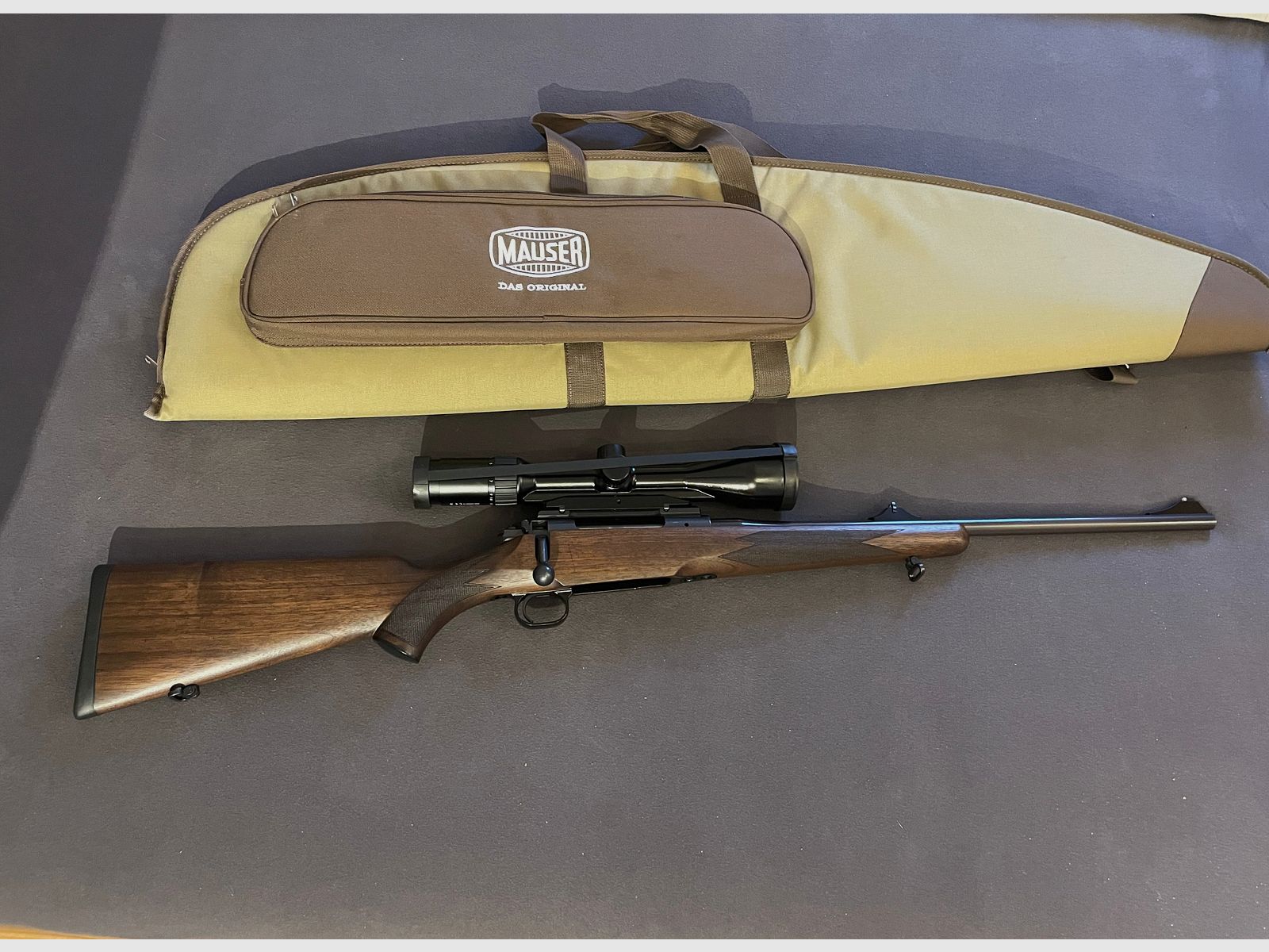 Mauser M12 + Steiner Ranger 4+ ammunition + case