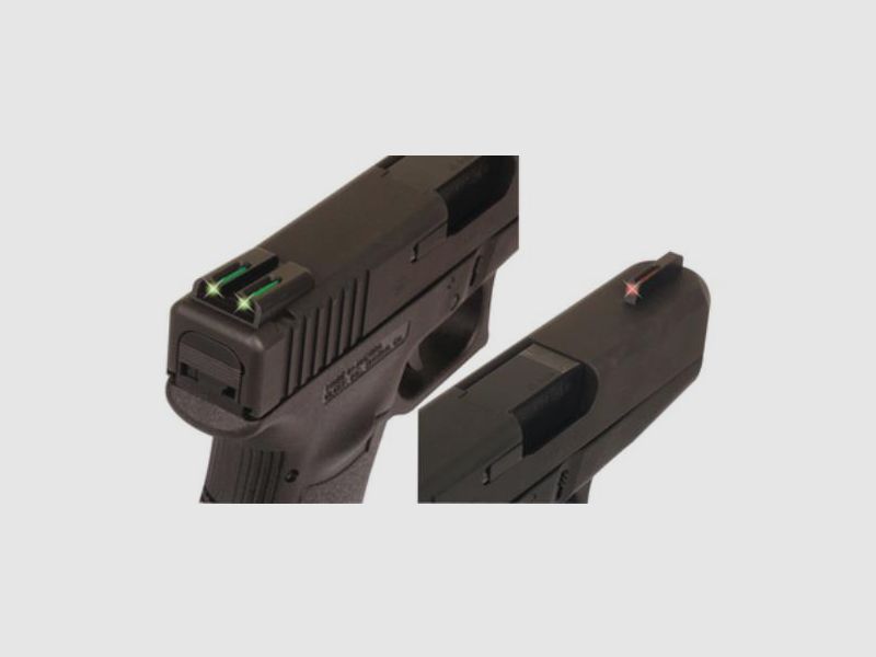 TRUGLO FIBER OPTIC - GLOCK HIGH SET – Miras de tritio y fibra óptica, imagen 2 de 3