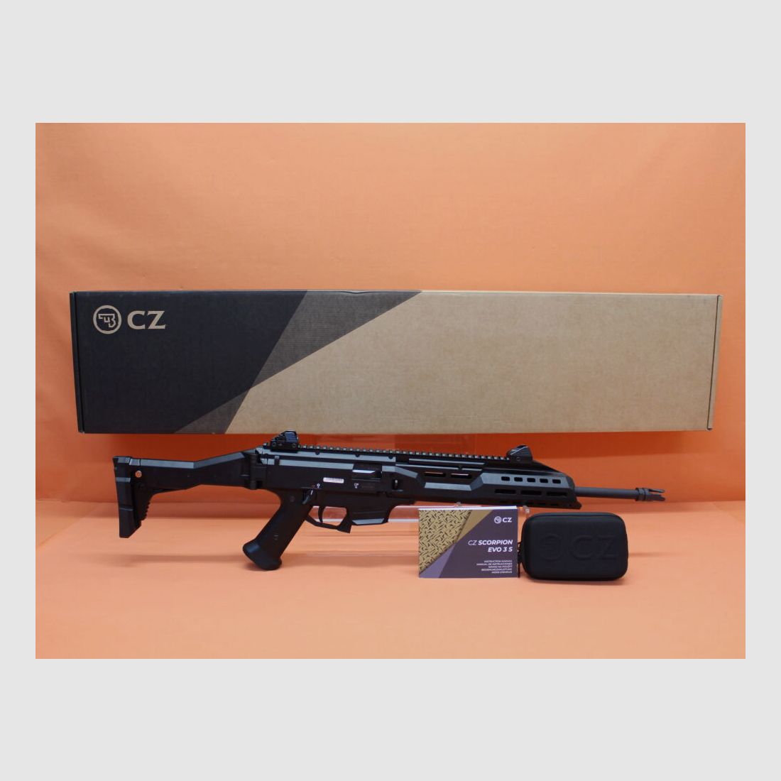 CZUB Ha.Büchse 9mmLuger CZ UB CZ SCORPION EVO3 S1 CARBINE COMP 16" barrel/ M-LOK/ folding stock (9mmPara/9x19)