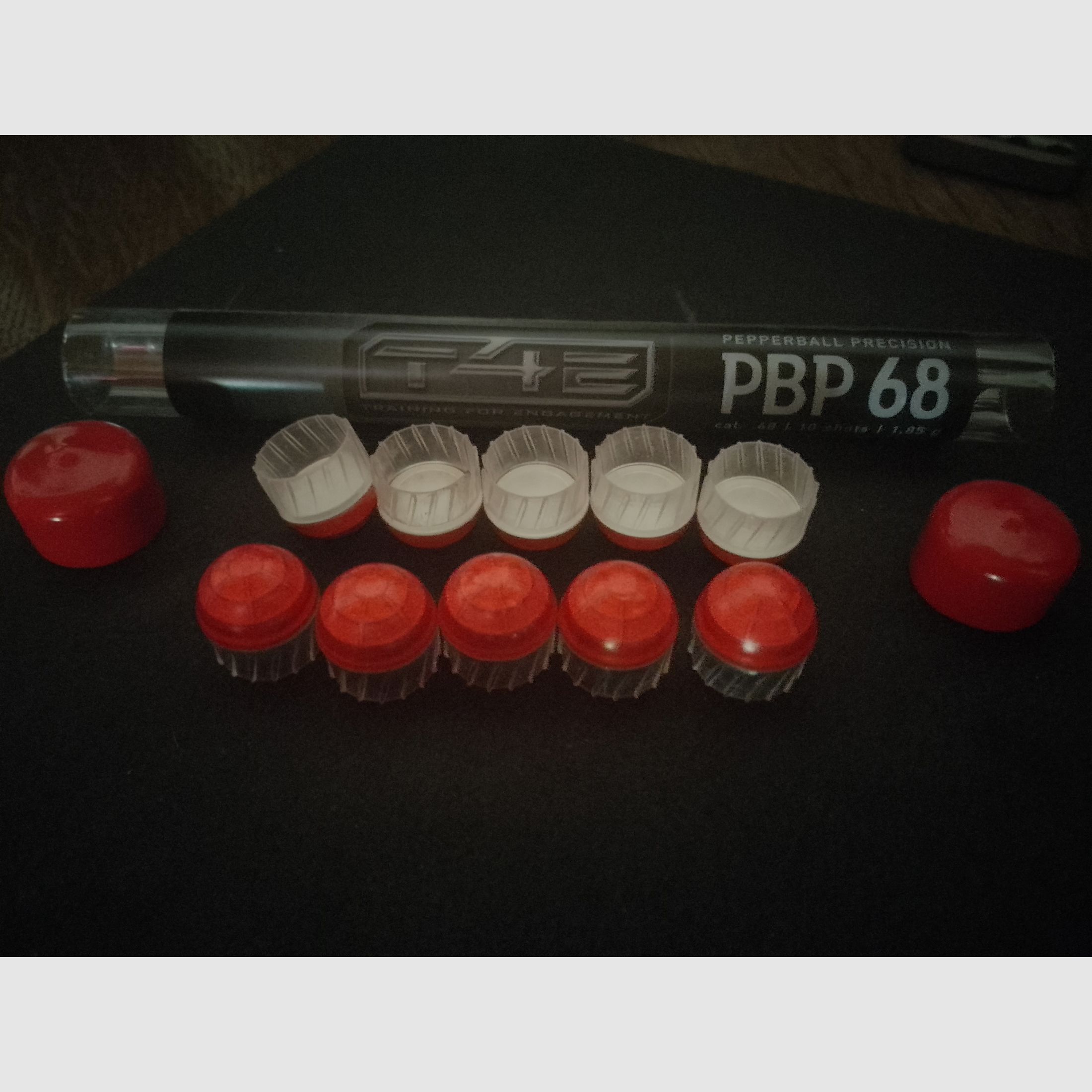 Pepperballs Precision PBP 68 T4E Pfefferbälle Cal. 68 10 Shots für HDR HDS neu