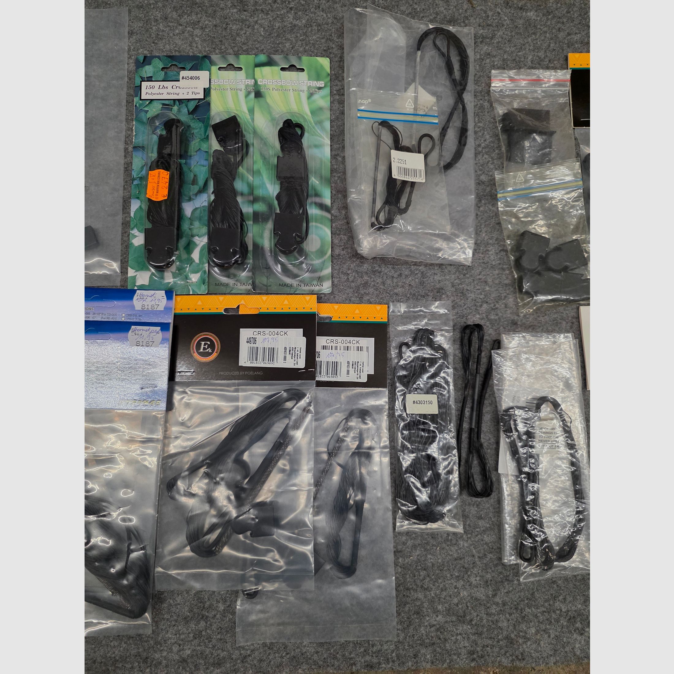 Konvolut Sehnen Armbrust Crossbow Zubehör Bogen Sport