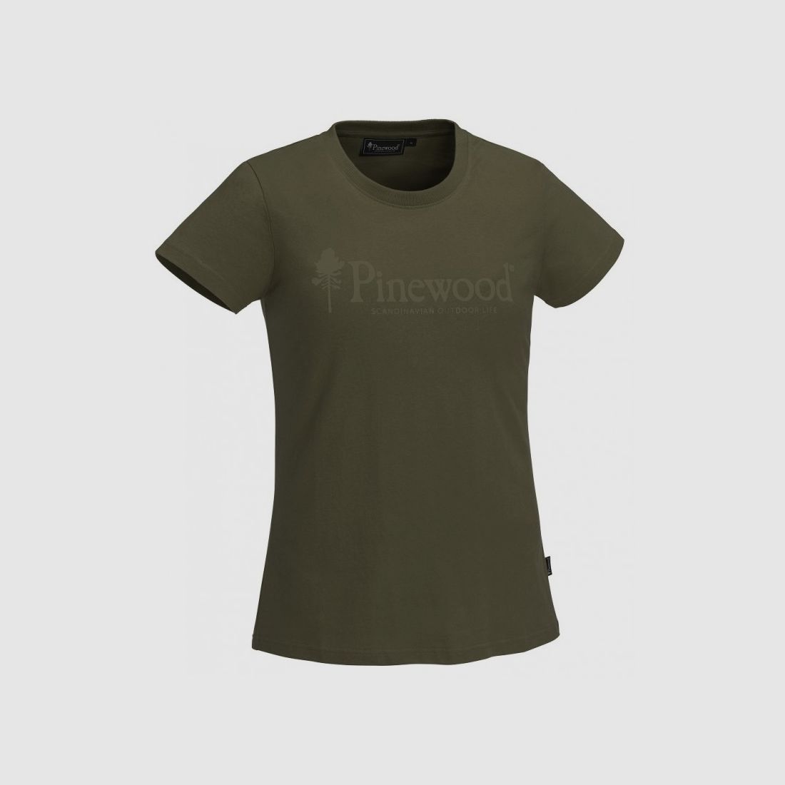 T-shirt damski Pinewood® 3445 oliwkowy, zdjęcie 2 z 2