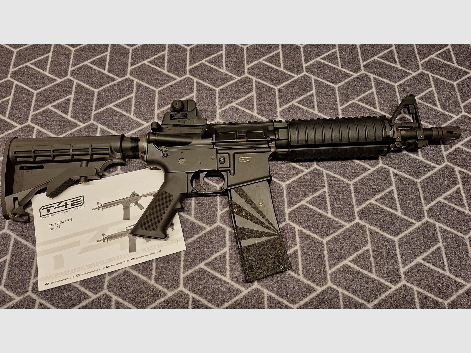 Umarex T4E TM4 RIS CO2 assault rifle .43