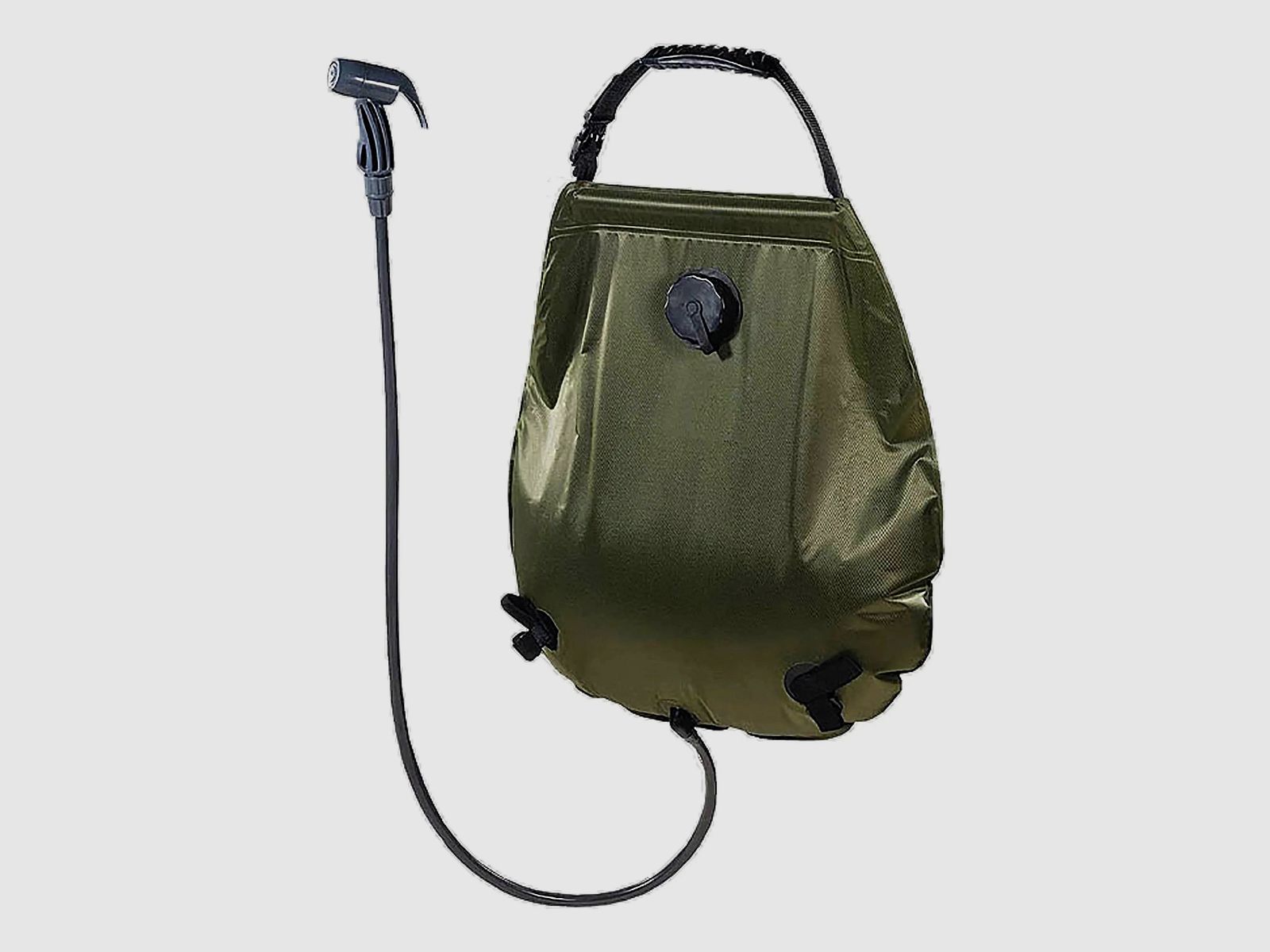 MFH MFH Solardusche Deluxe 20 Liter oliv