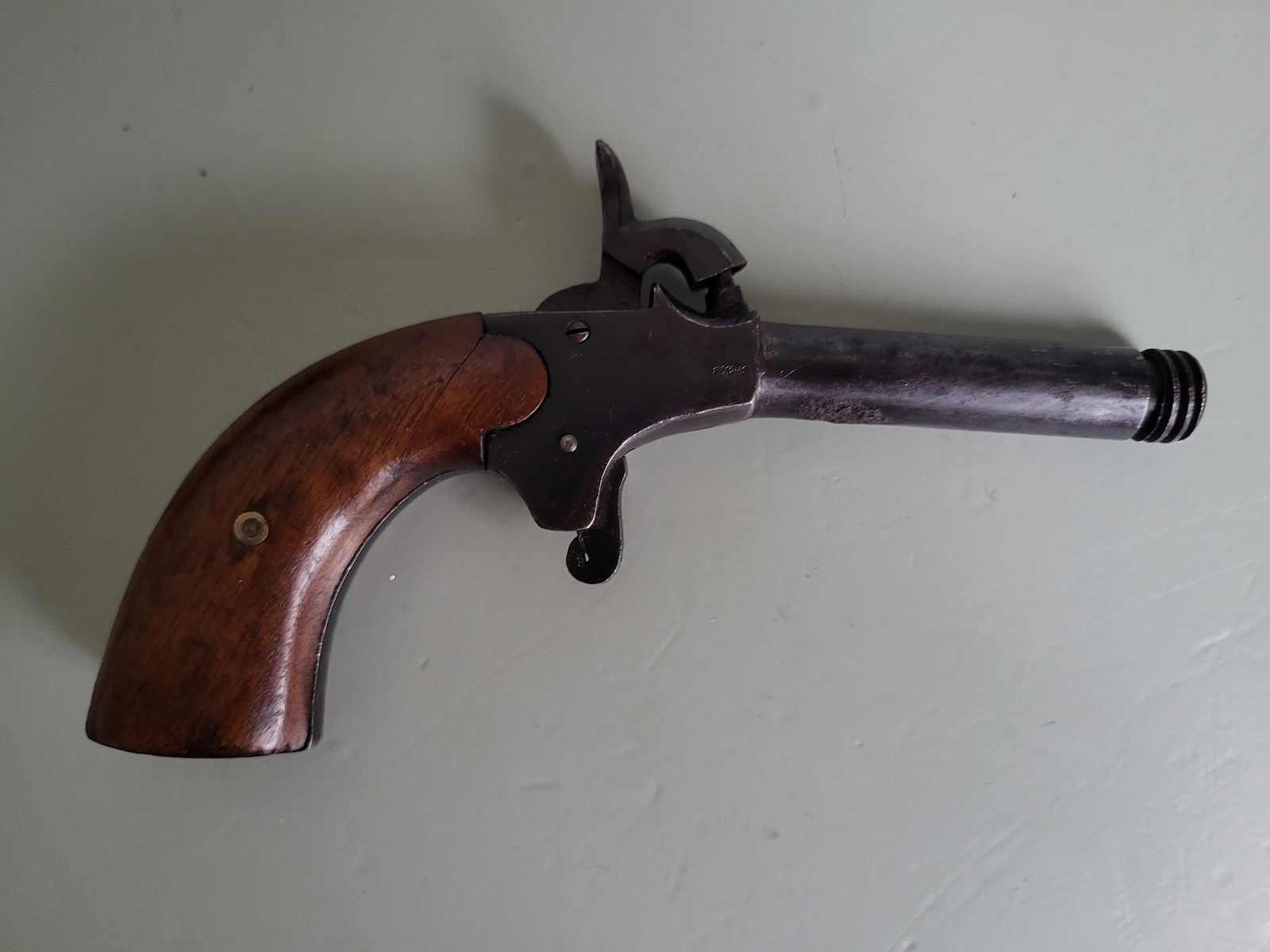 D.R.G.M. Perkussion Vorderlader Pistole - TRICO - 1890er Jahre - Kästchen 