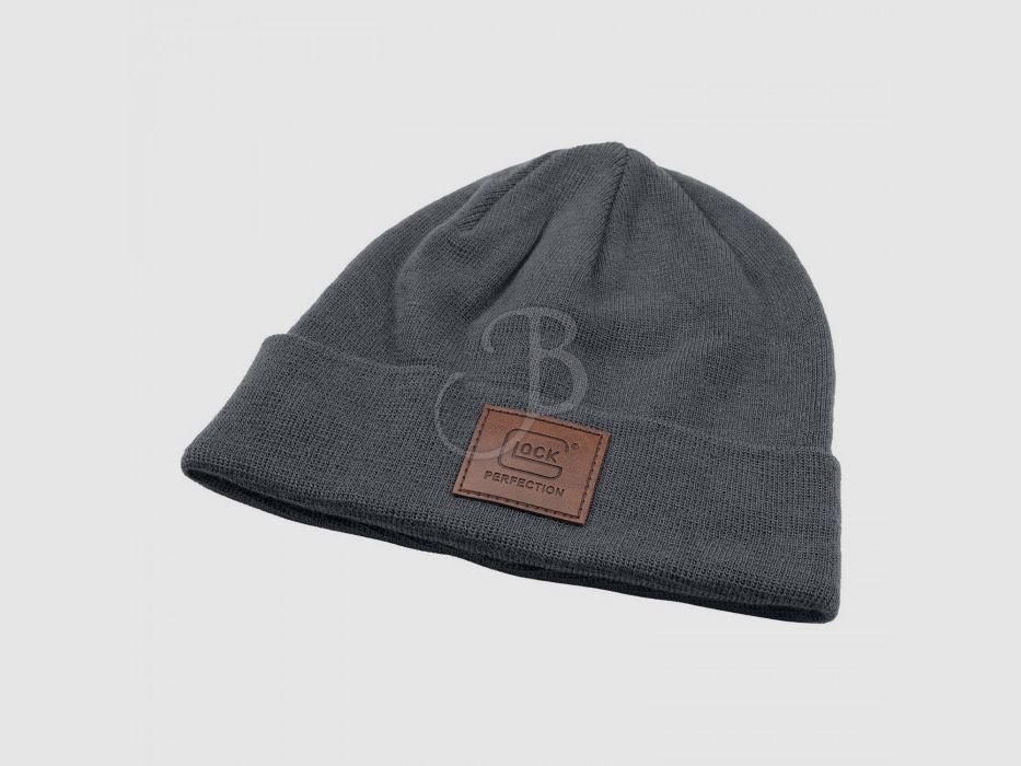 Glock – Beretto Beanie mit Lederlogo