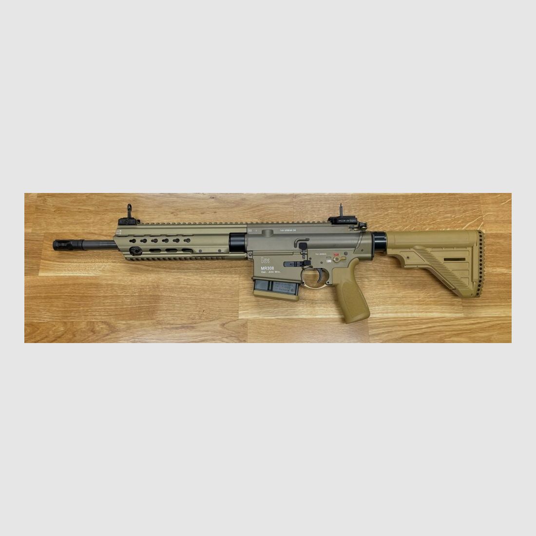 Heckler & Koch MR308 A3 13" - halbautom. Büchse .308 Win. Farbe sandfarben / RAL8000 - H&K MR 308 A3 - zivile Version des H&K 417