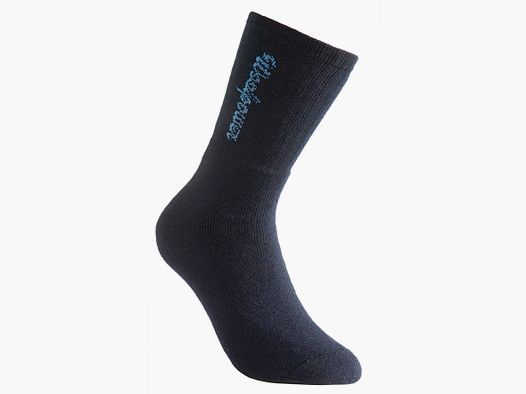 Woolpower/Ullfrotté Sport Socke mit Logo 400 g 36-39 Schwarz