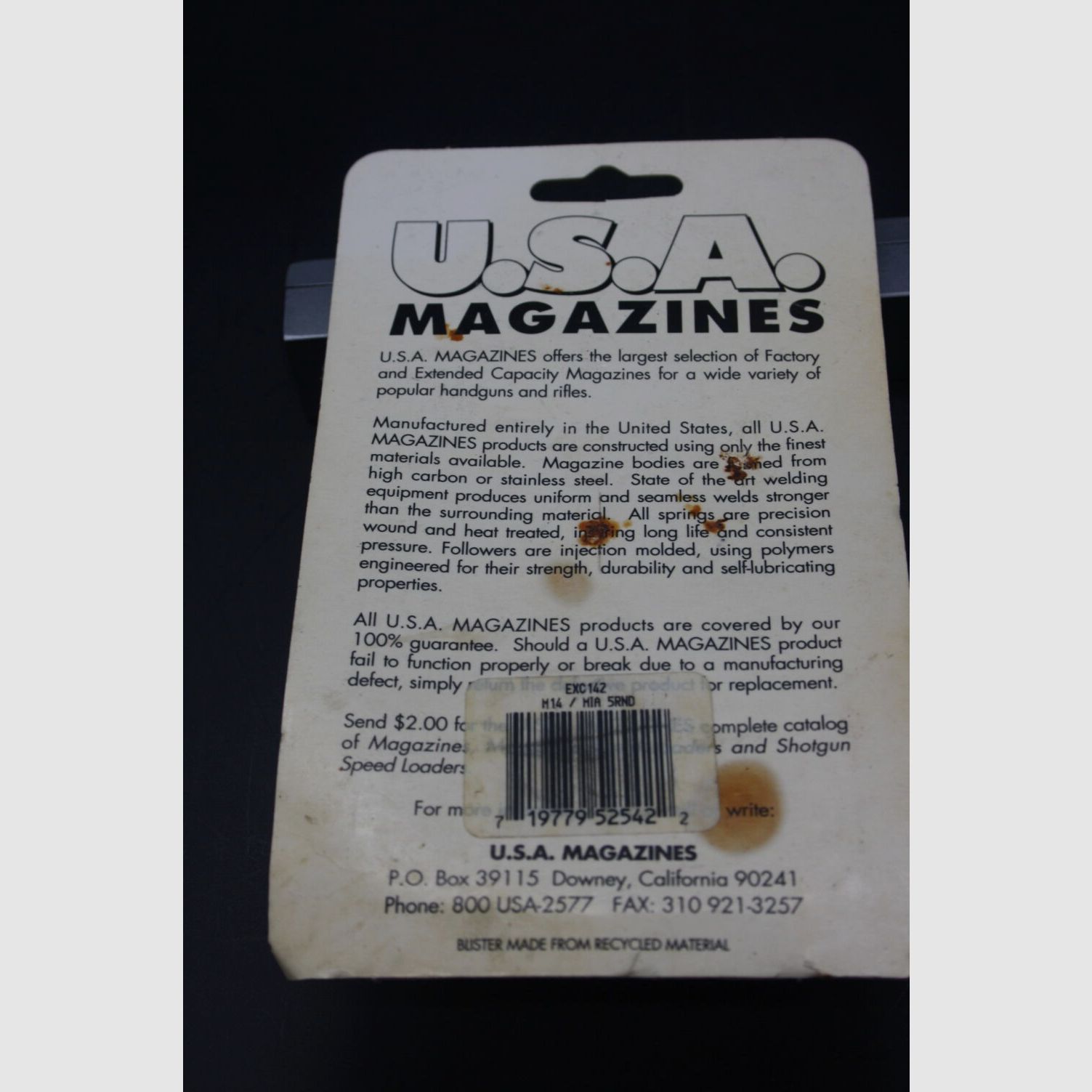 Ersatzmagazin M14 5 Schuss Kaliber .308 Win VERSANDFREI M14