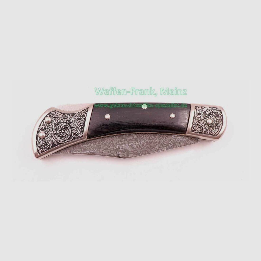 Herbertz Messer Damast Gravur Vintage