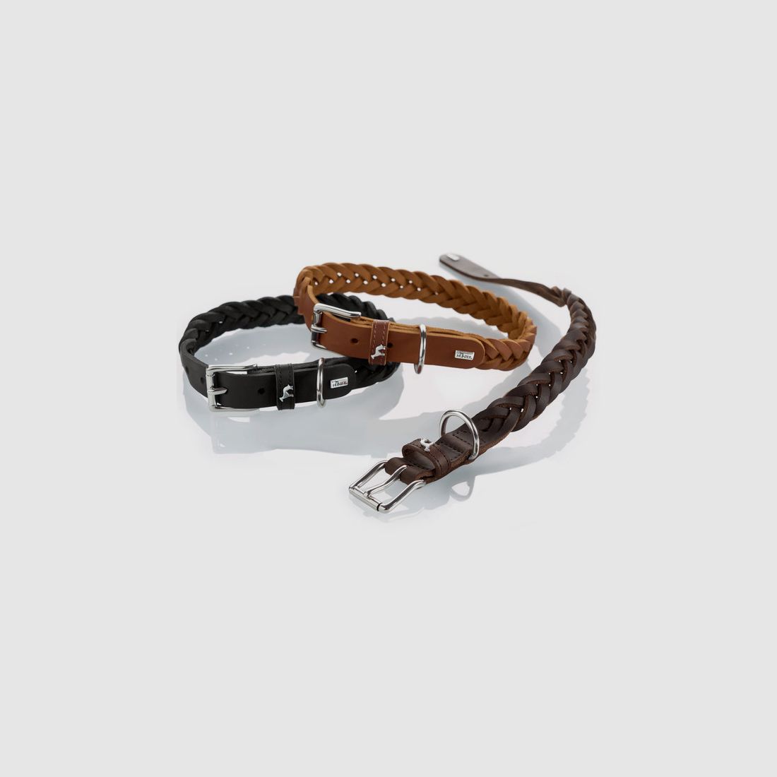 Hunter Halsband Solid Education Special in Donkerbruin, afbeelding 2 van 5