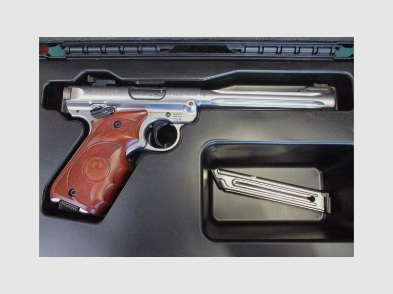 Pistole Ruger MK IV Hunter .22lr im Koffer mit Reservemagazin Hunter