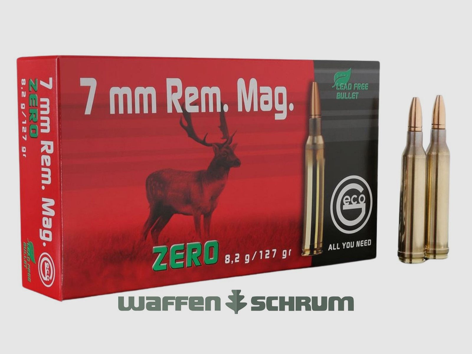 Geco Zero 8,2g - 127gr 7mmRemMag