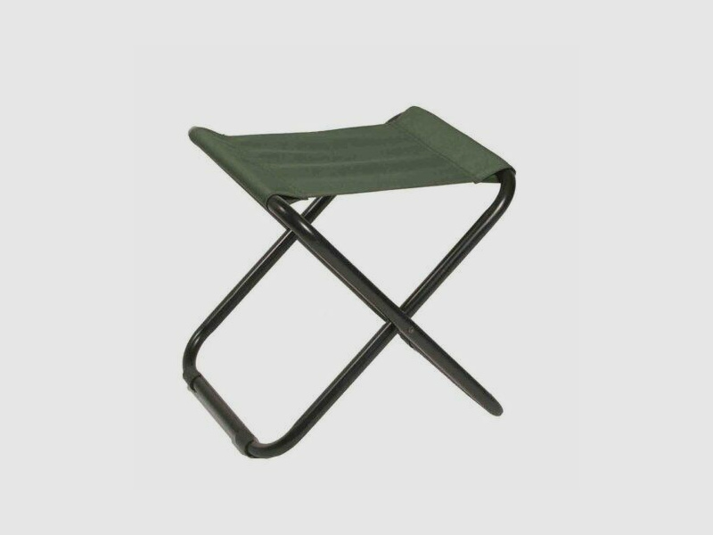 Camping Klapphocker ohne Lehne oliv