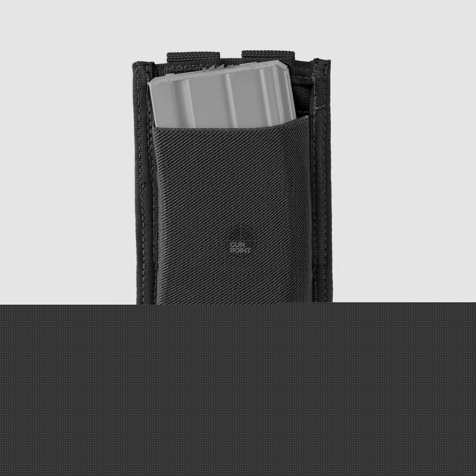 DEFCON 5 LOW PROFILE ELASTIC 5.56 SINGLE MAGAZINE POUCH BLACK