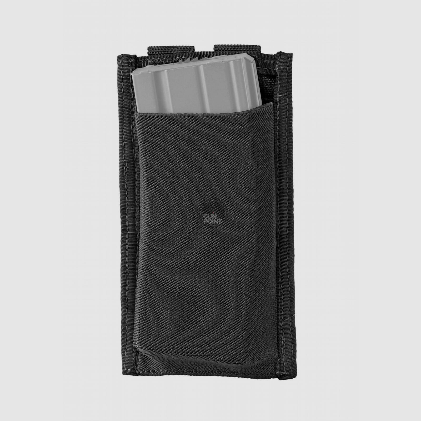 DEFCON 5 LOW PROFILE ELASTIC 5.56 SINGLE MAGAZINE POUCH BLACK