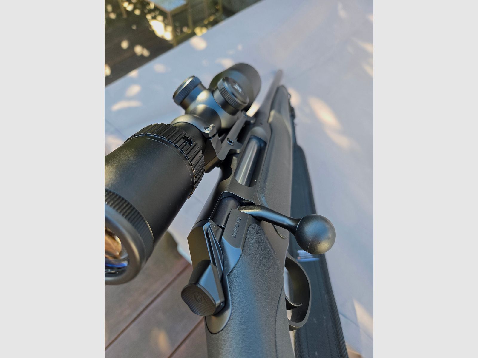 Sauer 505 Synchro XT Black 8x57 IS 47cm LL