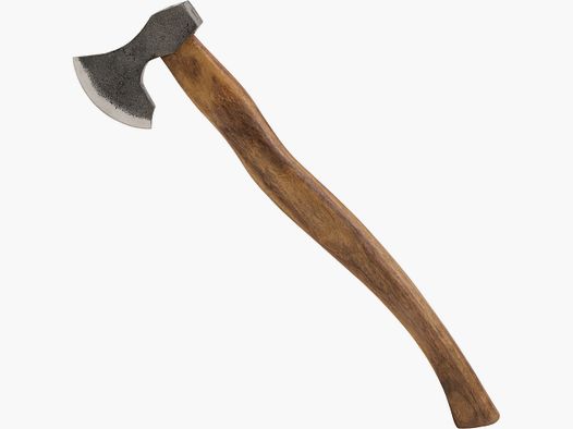 Axe with forged axe head