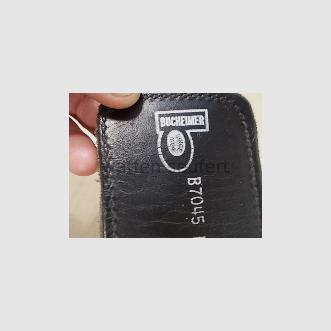 Bucheimer Westerngürtel + Holster für 6" Western-Revolver