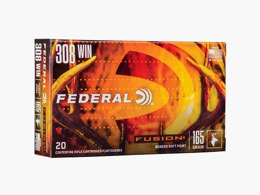 .308 Win Federal Fusion Soft Point 165gr (F308FS2)