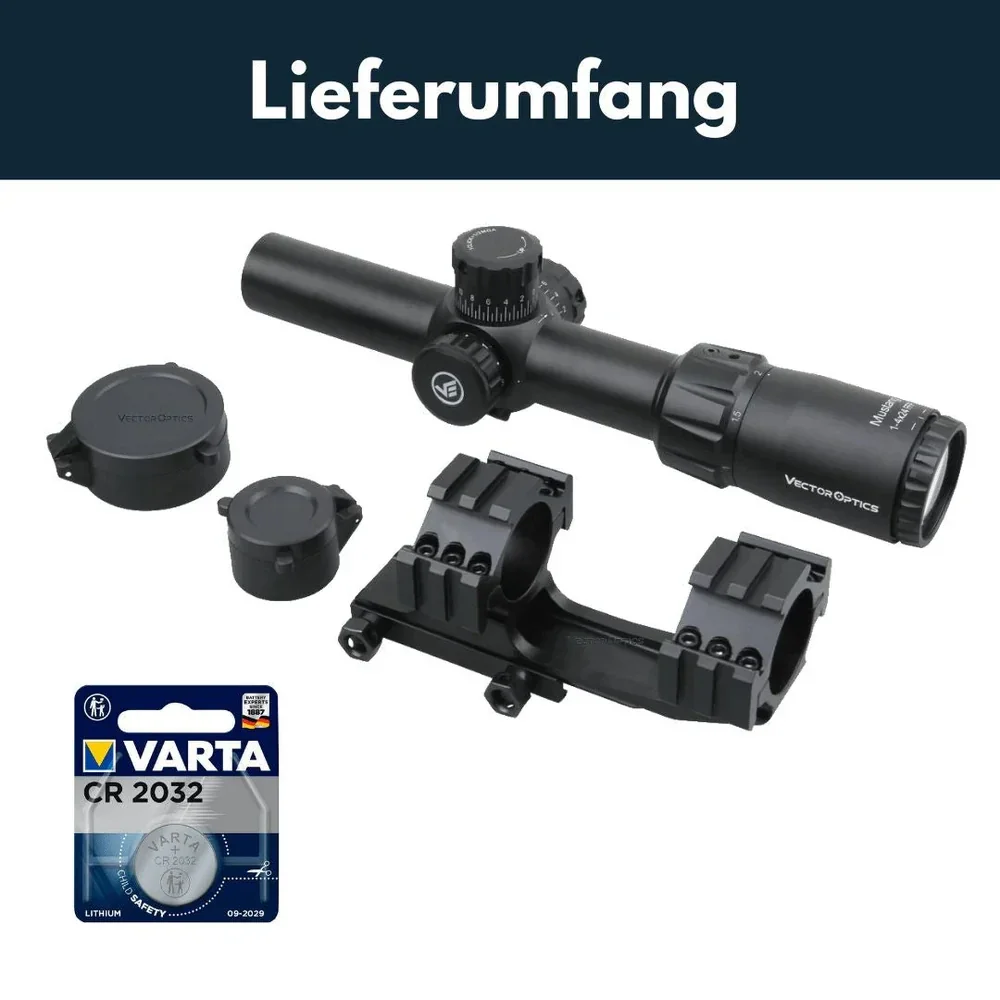 Vector Optics SCFF-36 Mustang 1-4x24 FFP