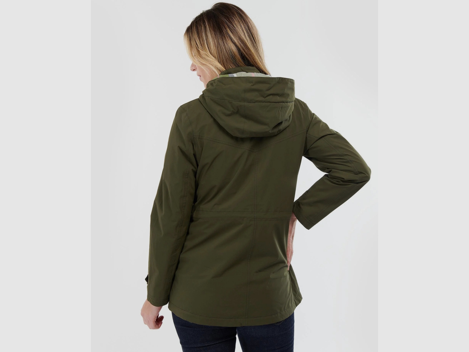 BARBOUR Clyde Jacke Olijf
