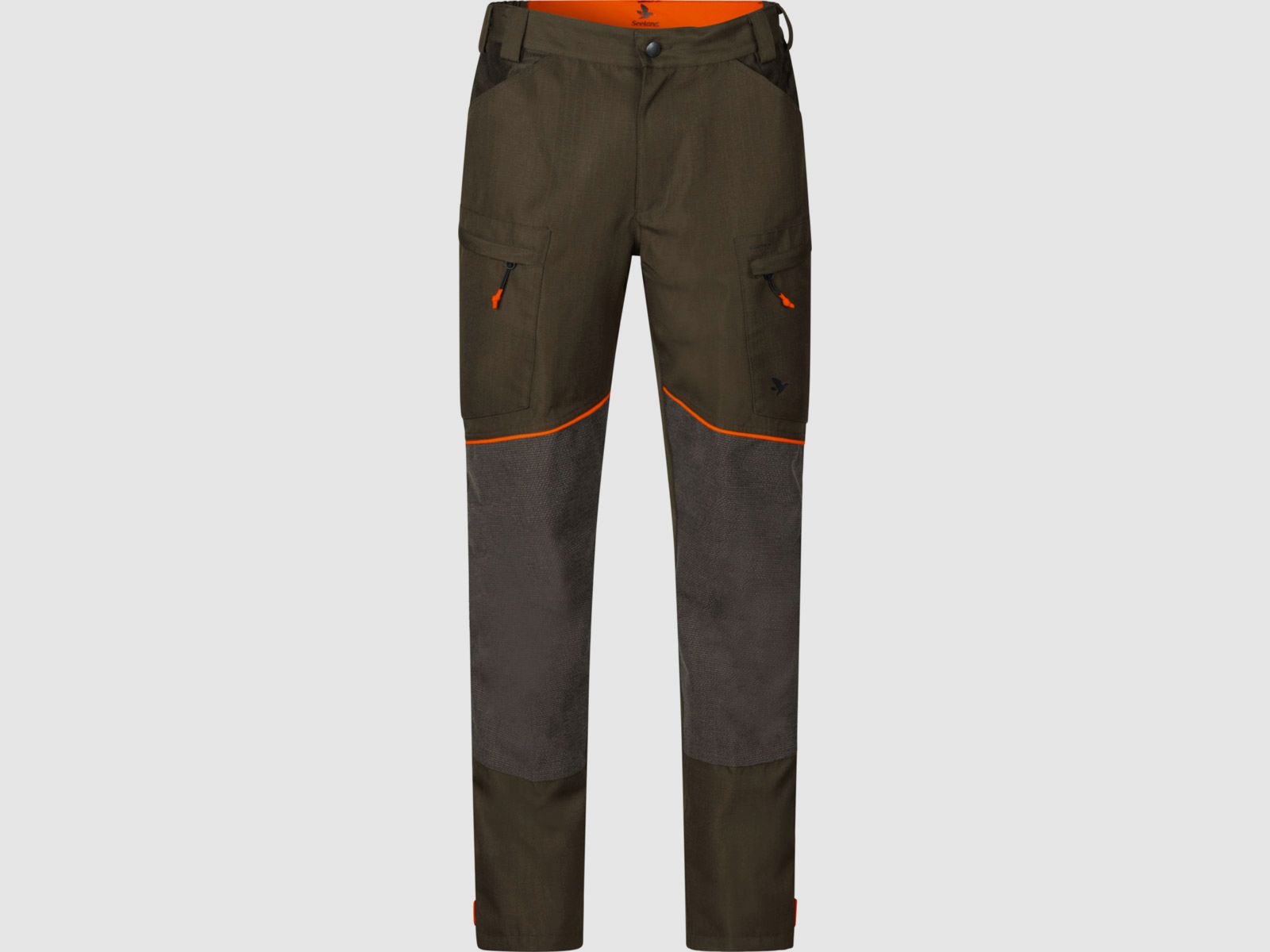 Seeland Venture Trousers, Pine Green/Hi-Vis Orange, image 1 of 2