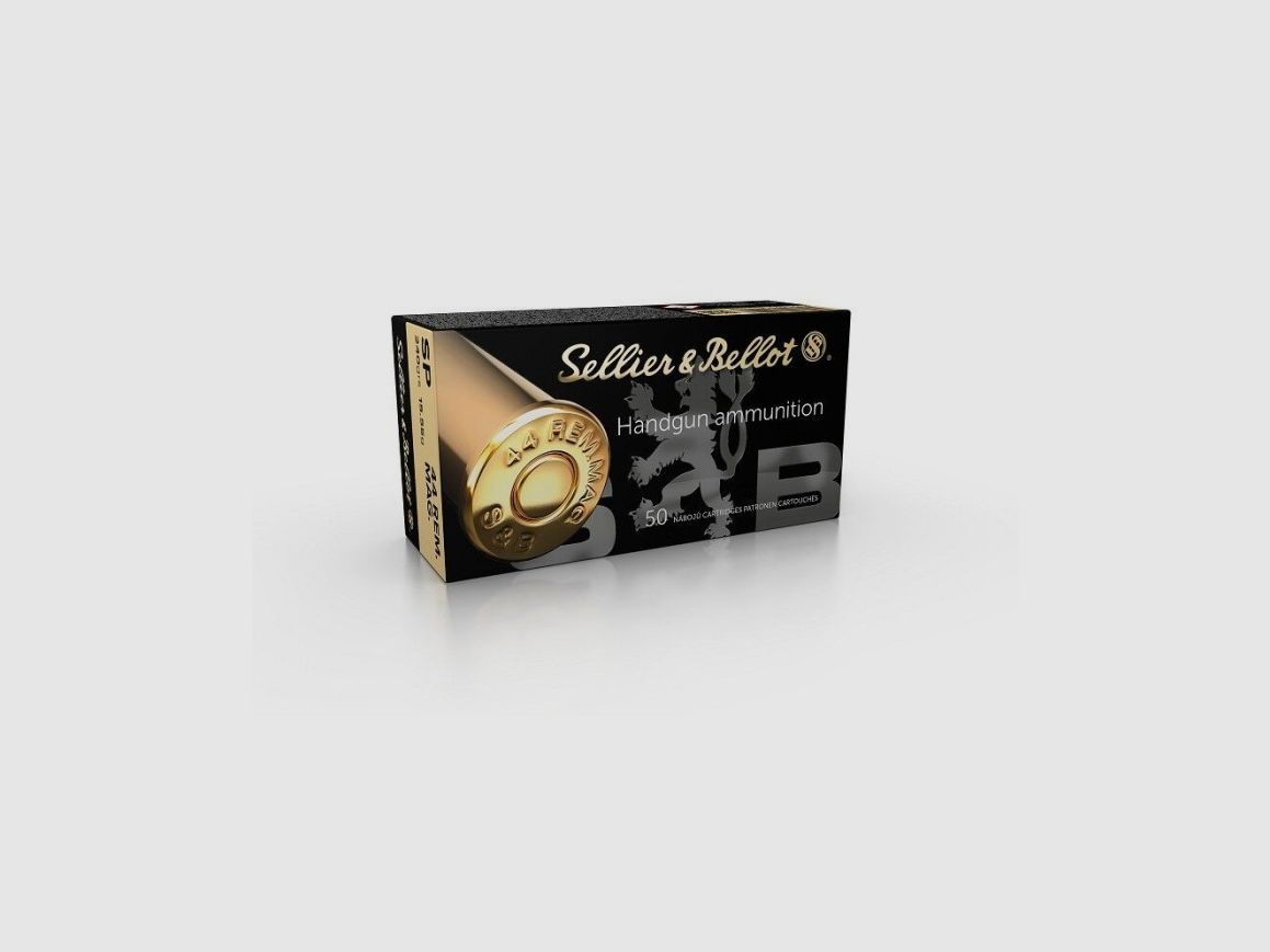 S&B kogelmunitie kal. .44 Mag 240 gr 15,55 g (50 stuks)
