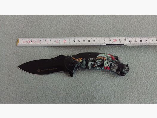 Klappmesser Taschenmesser mit Indianermotiv (NEU)