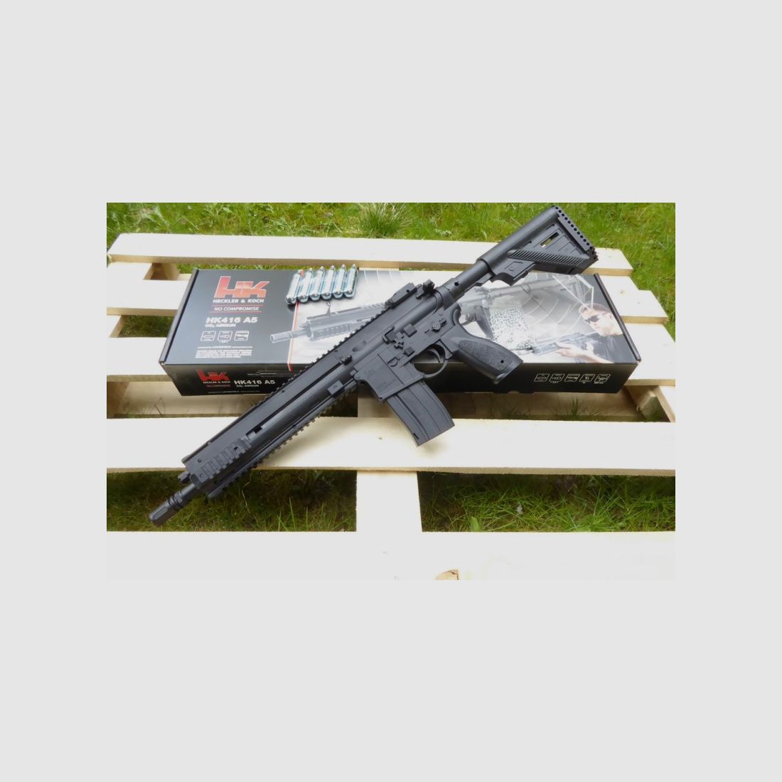 Heckler & Koch HK 416 A5 * CO² * 4,5 mm BB´s mit Starterpaket