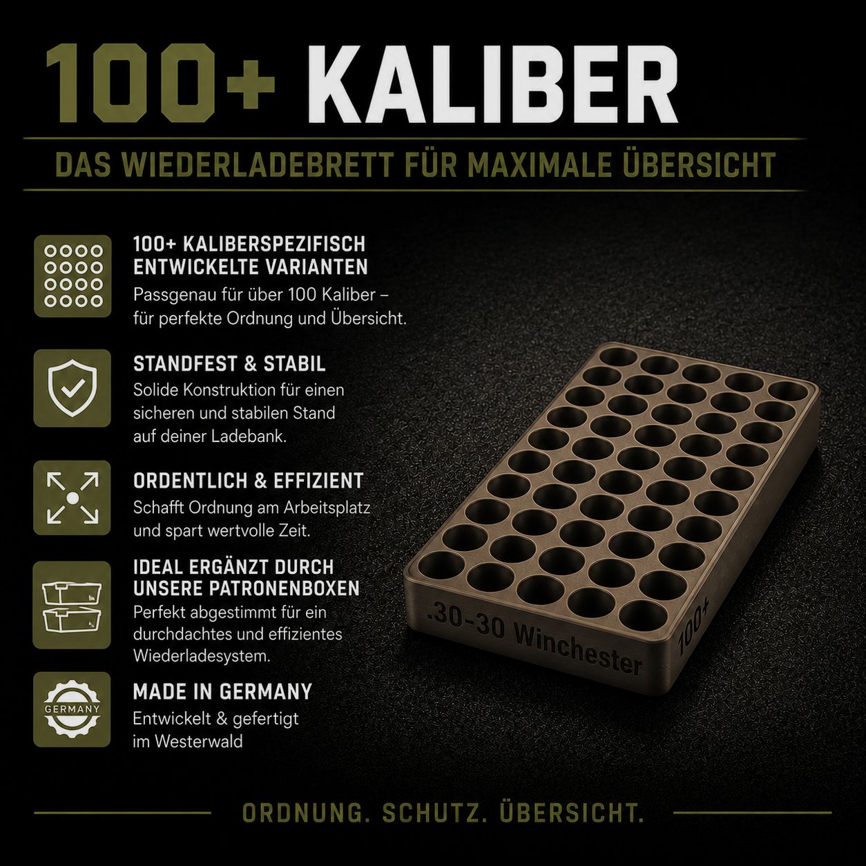 Filamelt - Premium Wiederladebrett .222 Remington